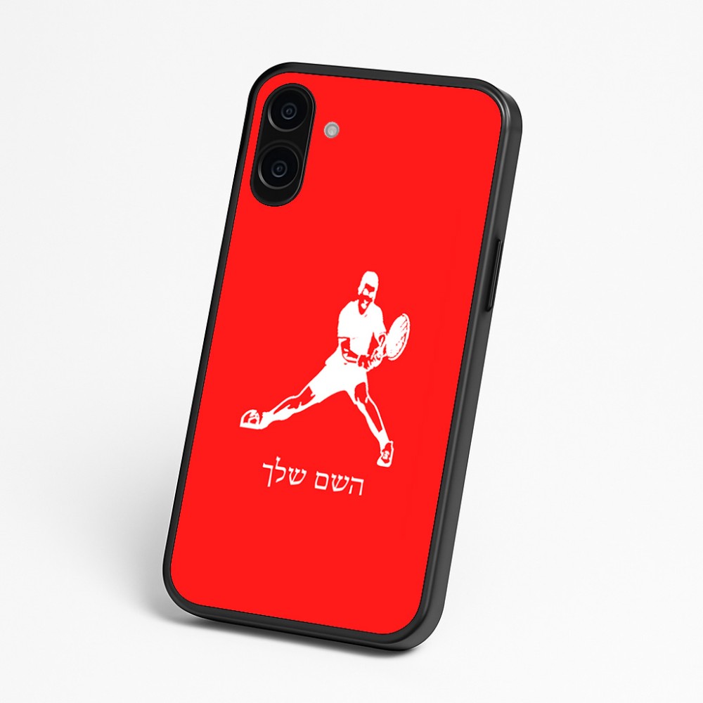 כיסוי בעיצוב אישי עם השם שלך לדגם - Nothing Phone (3a) בעיצוב שחקן טניס