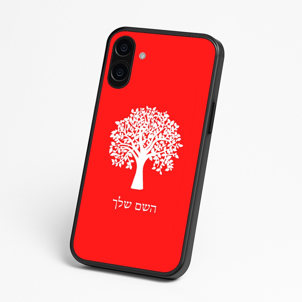 כיסוי בעיצוב אישי עם השם שלך לדגם - Nothing Phone (3a) בעיצוב עץ