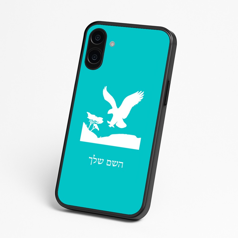 כיסוי בעיצוב אישי עם השם שלך לדגם - Nothing Phone (3a) בעיצוב נשר אמריקאי