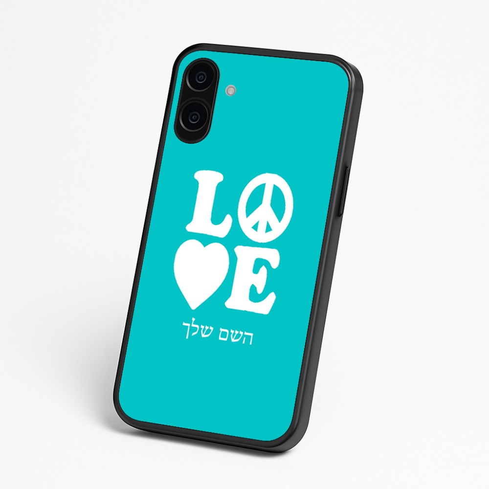 כיסוי בעיצוב אישי עם השם שלך לדגם - Nothing Phone (3a) בעיצוב אהבה