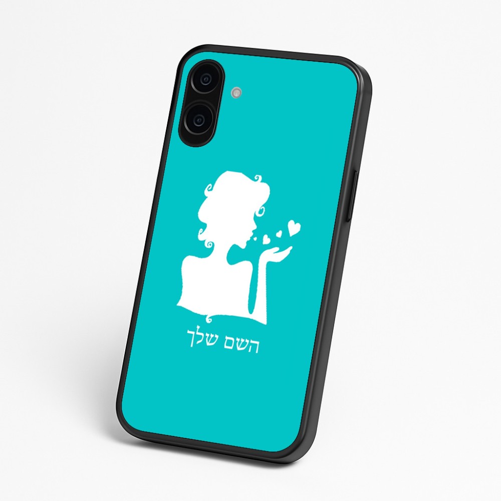 כיסוי בעיצוב אישי עם השם שלך לדגם - Nothing Phone (3a) בעיצוב אהבת נשים