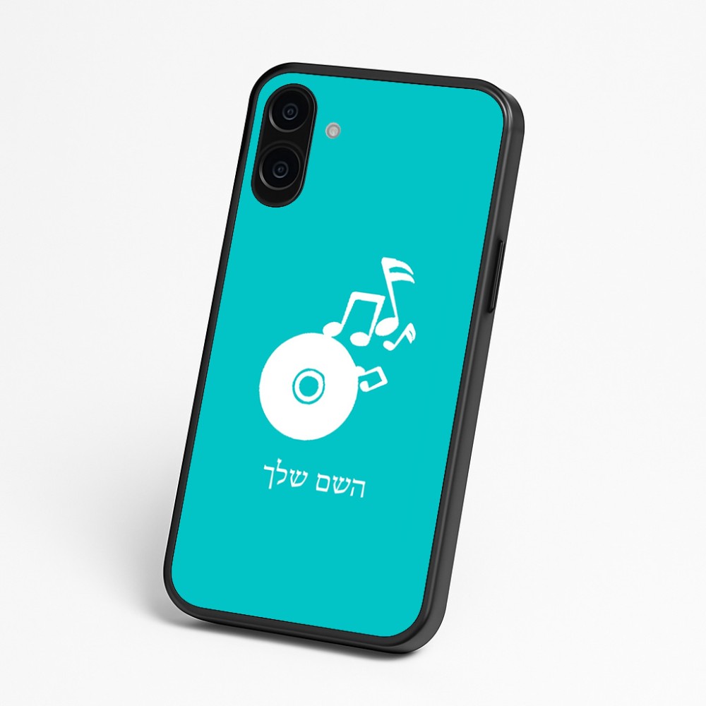 כיסוי בעיצוב אישי עם השם שלך לדגם - Nothing Phone (3a) בעיצוב תקליטור - אזור מוזיקה