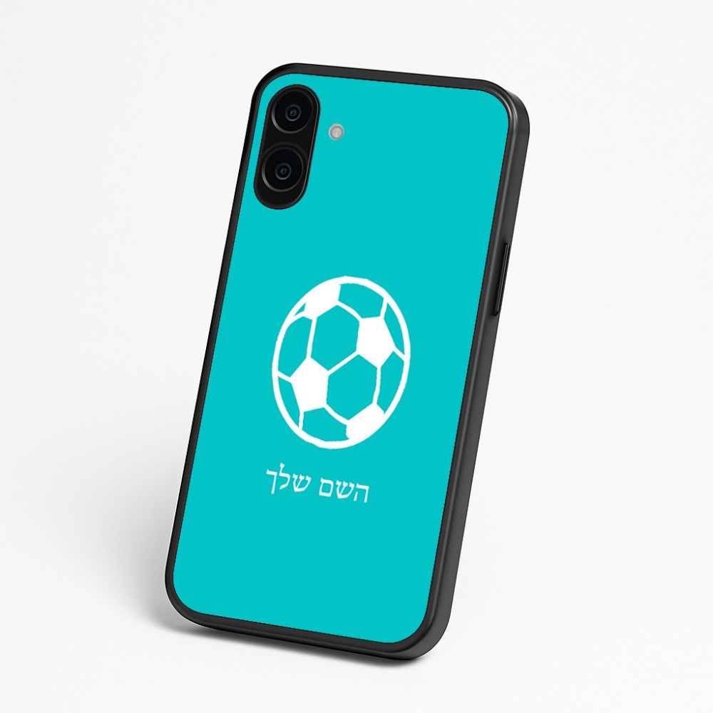 כיסוי בעיצוב אישי עם השם שלך לדגם - Nothing Phone (3a) בעיצוב כדורגל כדור כדורגל