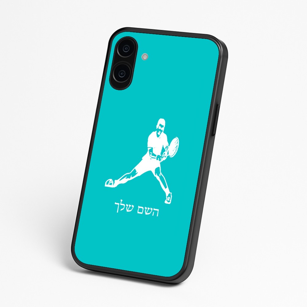כיסוי בעיצוב אישי עם השם שלך לדגם - Nothing Phone (3a) בעיצוב שחקן טניס