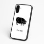 כיסוי בעיצוב אישי עם השם שלך לדגם - Nothing Phone (3a) בעיצוב חזיר