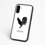 כיסוי בעיצוב אישי עם השם שלך לדגם - Nothing Phone (3a) בעיצוב תרנגול