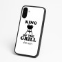 כיסוי בעיצוב אישי עם השם שלך לדגם - Nothing Phone (3a) בעיצוב מלך הגריל