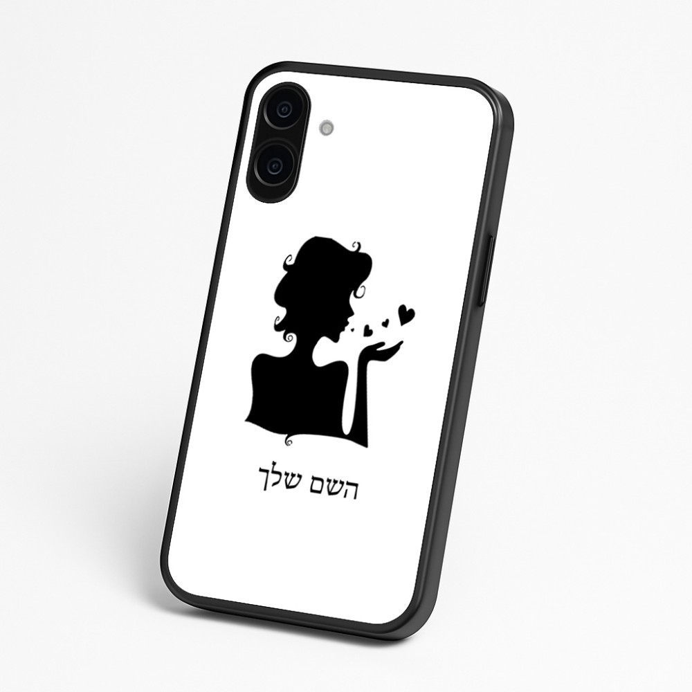 כיסוי בעיצוב אישי עם השם שלך לדגם - Nothing Phone (3a) בעיצוב אהבת נשים