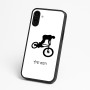 כיסוי בעיצוב אישי עם השם שלך לדגם - Nothing Phone (3a) בעיצוב רוכב אופניים