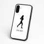 כיסוי בעיצוב אישי עם השם שלך לדגם - Nothing Phone (3a) בעיצוב רץ רץ אישה