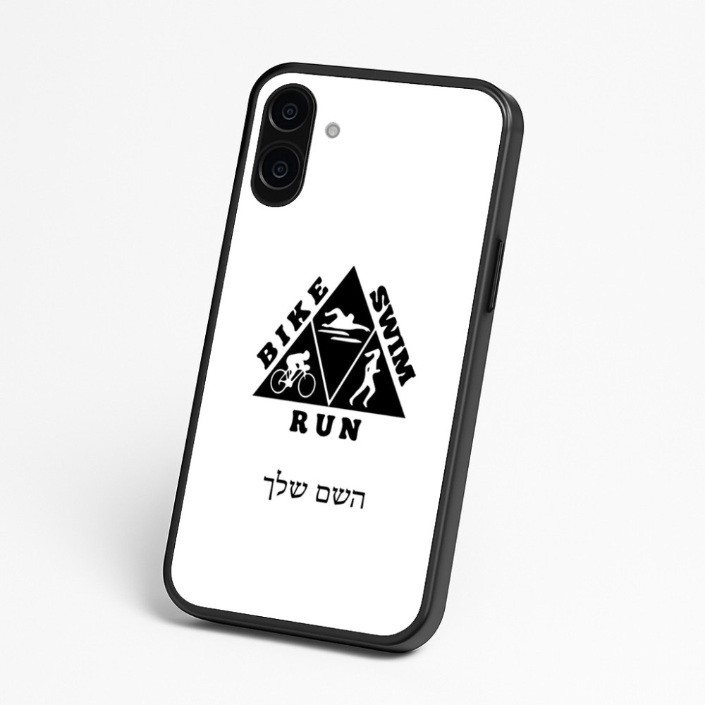 כיסוי בעיצוב אישי עם השם שלך לדגם - Nothing Phone (3a) בעיצוב טריאתלון