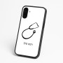 כיסוי בעיצוב אישי עם השם שלך לדגם - Nothing Phone (3a) בעיצוב סטטוסקופ רופא