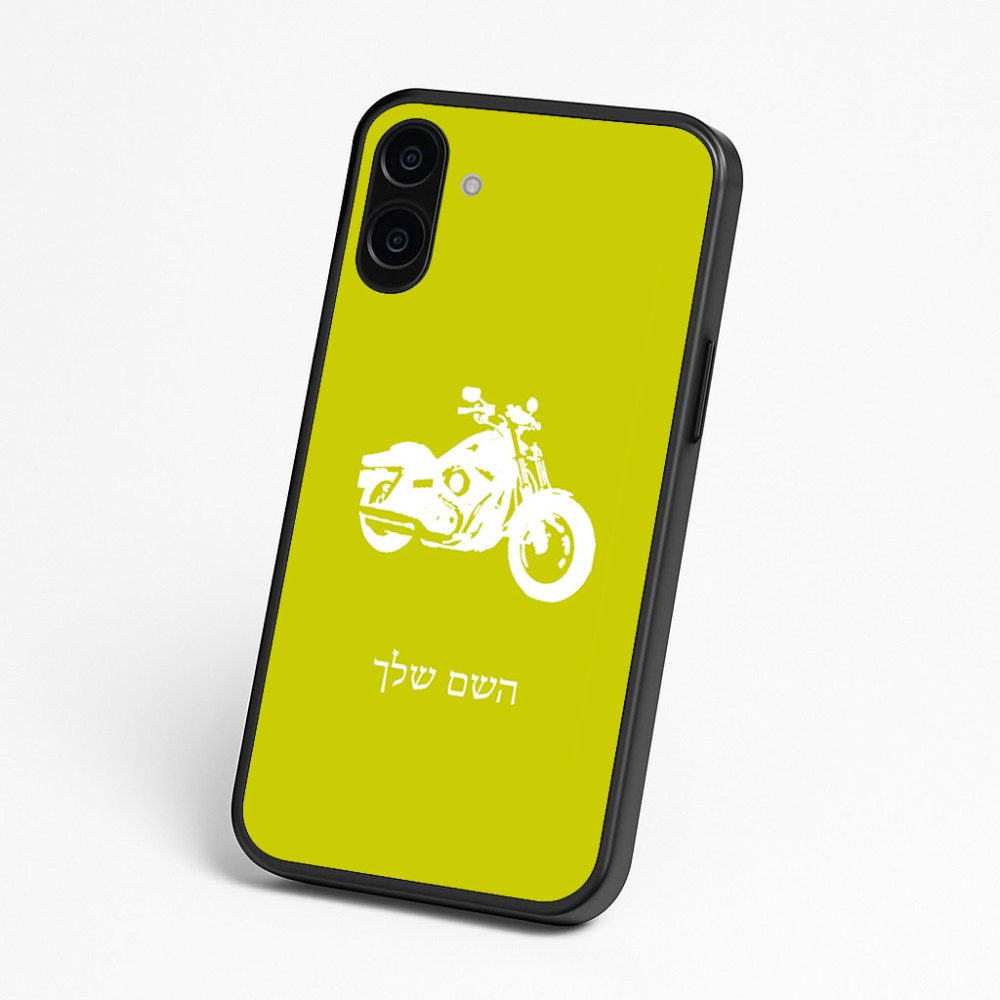 כיסוי בעיצוב אישי עם השם שלך לדגם - Nothing Phone (3a) בעיצוב הארלי-דיווידסון