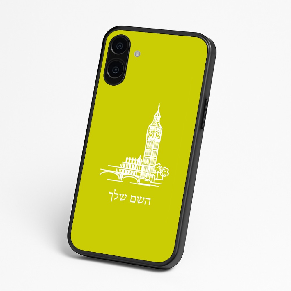 כיסוי בעיצוב אישי עם השם שלך לדגם - Nothing Phone (3a) בעיצוב ביג בן