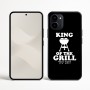 כיסוי בעיצוב אישי עם השם שלך לדגם - Nothing Phone (3a) בעיצוב מלך הגריל