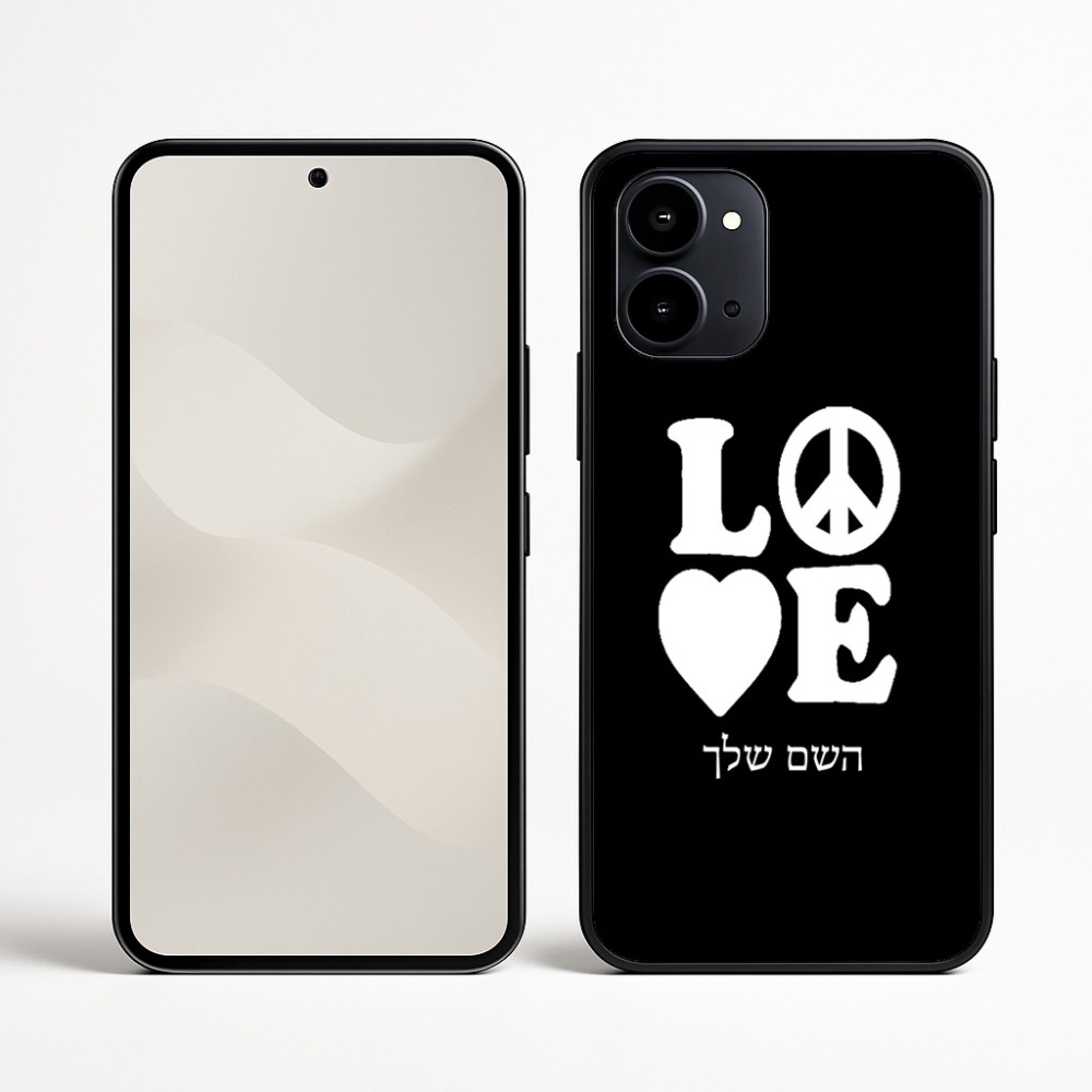 כיסוי בעיצוב אישי עם השם שלך לדגם - Nothing Phone (3a) בעיצוב אהבה