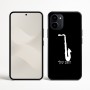 כיסוי בעיצוב אישי עם השם שלך לדגם - Nothing Phone (3a) בעיצוב סקסופון