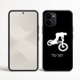 כיסוי בעיצוב אישי עם השם שלך לדגם - Nothing Phone (3a) בעיצוב רוכב אופניים