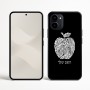כיסוי בעיצוב אישי עם השם שלך לדגם - Nothing Phone (3a) בעיצוב הדפס תפוח