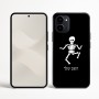כיסוי בעיצוב אישי עם השם שלך לדגם - Nothing Phone (3a) בעיצוב סקלטון