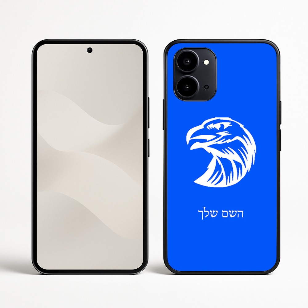 כיסוי בעיצוב אישי עם השם שלך לדגם - Nothing Phone (3a) בעיצוב ראש נשר