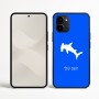 כיסוי בעיצוב אישי עם השם שלך לדגם - Nothing Phone (3a) בעיצוב כריש ראש פטיש