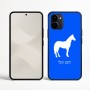 כיסוי בעיצוב אישי עם השם שלך לדגם - Nothing Phone (3a) בעיצוב סוס