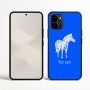 כיסוי בעיצוב אישי עם השם שלך לדגם - Nothing Phone (3a) בעיצוב זברה
