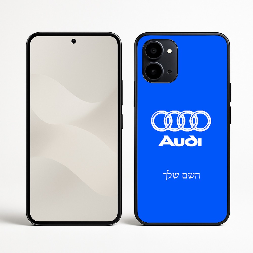 כיסוי בעיצוב אישי עם השם שלך לדגם - Nothing Phone (3a) בעיצוב אאודי