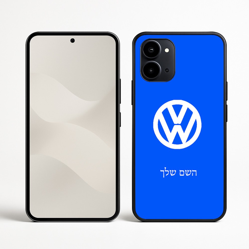 כיסוי בעיצוב אישי עם השם שלך לדגם - Nothing Phone (3a) בעיצוב פולקסווגן