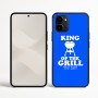 כיסוי בעיצוב אישי עם השם שלך לדגם - Nothing Phone (3a) בעיצוב מלך הגריל
