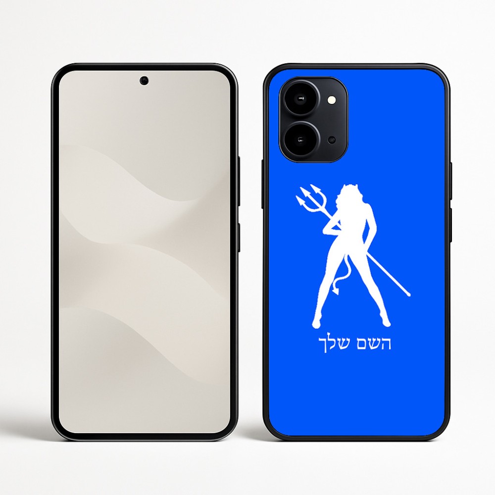 כיסוי בעיצוב אישי עם השם שלך לדגם - Nothing Phone (3a) בעיצוב אישה שטן