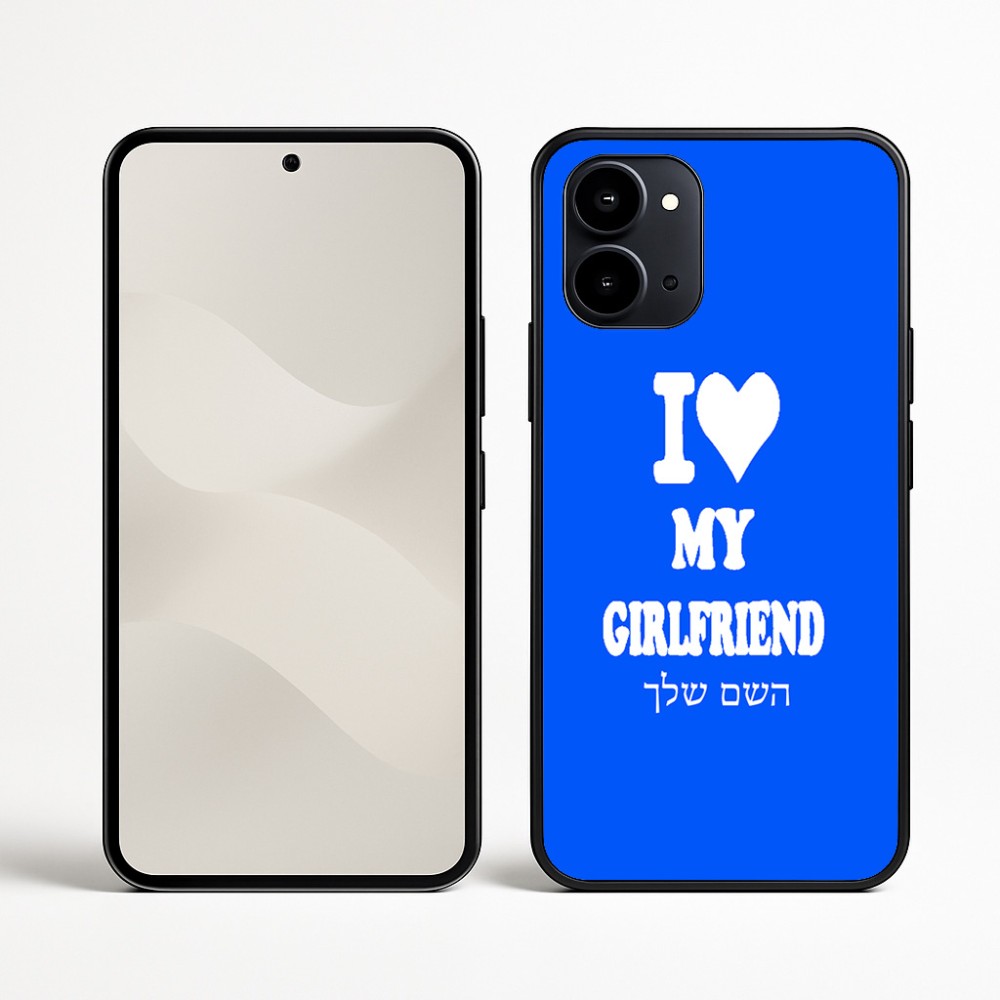 כיסוי בעיצוב אישי עם השם שלך לדגם - Nothing Phone (3a) בעיצוב אוהב את החברה שלי