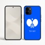 כיסוי בעיצוב אישי עם השם שלך לדגם - Nothing Phone (3a) בעיצוב פינג פונג