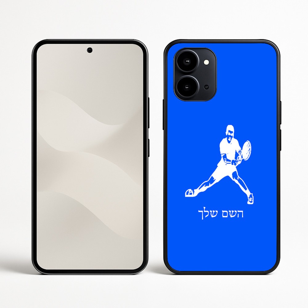 כיסוי בעיצוב אישי עם השם שלך לדגם - Nothing Phone (3a) בעיצוב שחקן טניס