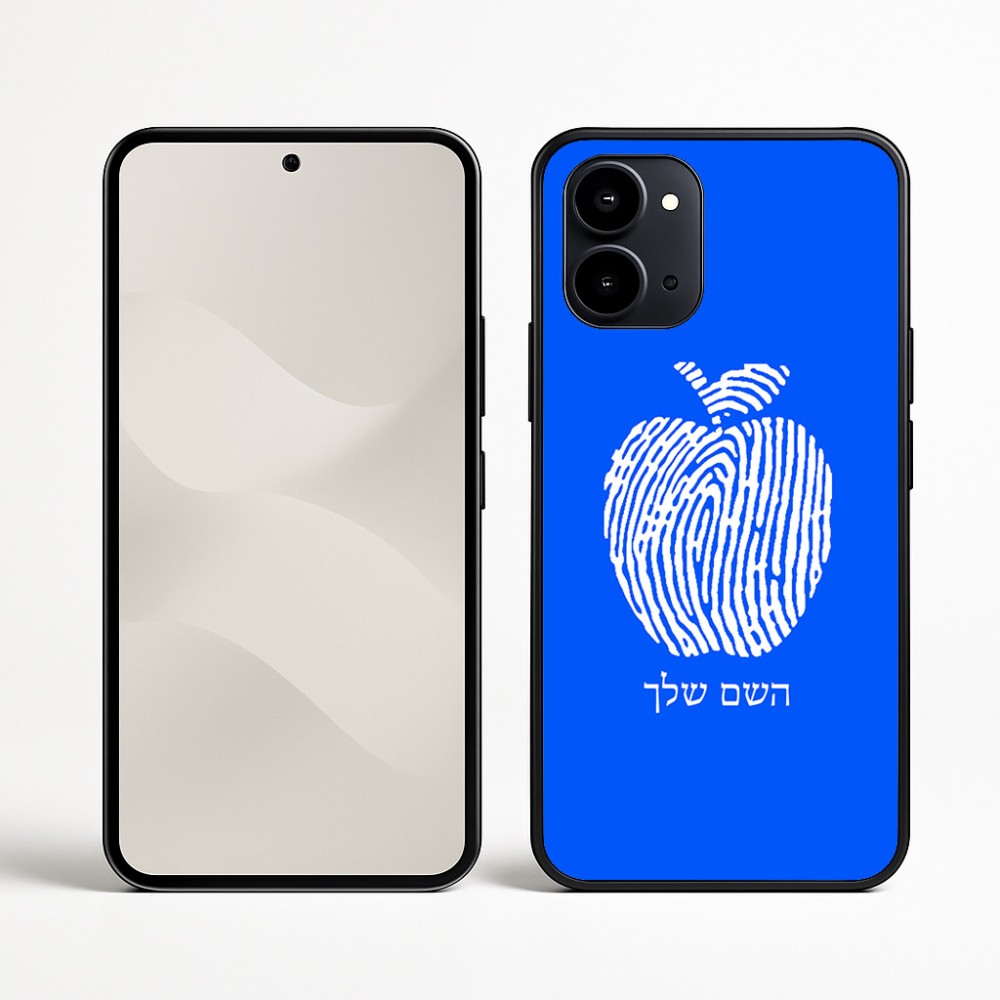 כיסוי בעיצוב אישי עם השם שלך לדגם - Nothing Phone (3a) בעיצוב הדפס תפוח
