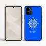 כיסוי בעיצוב אישי עם השם שלך לדגם - Nothing Phone (3a) בעיצוב הגה - קפטן - ים