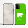 כיסוי בעיצוב אישי עם השם שלך לדגם - Nothing Phone (3a) בעיצוב דוב