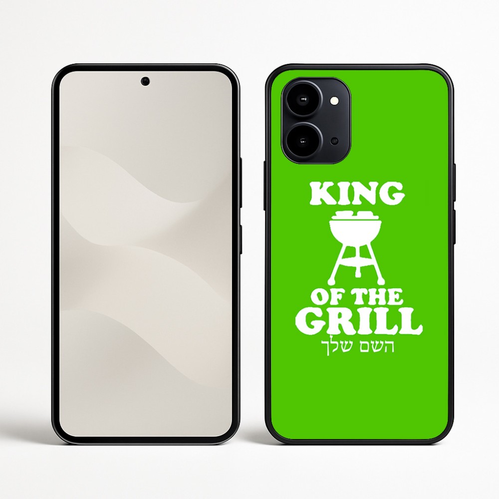 כיסוי בעיצוב אישי עם השם שלך לדגם - Nothing Phone (3a) בעיצוב מלך הגריל