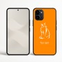 כיסוי בעיצוב אישי עם השם שלך לדגם - Nothing Phone (3a) בעיצוב חתול