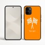 כיסוי בעיצוב אישי עם השם שלך לדגם - Nothing Phone (3a) בעיצוב דגל המירוץ