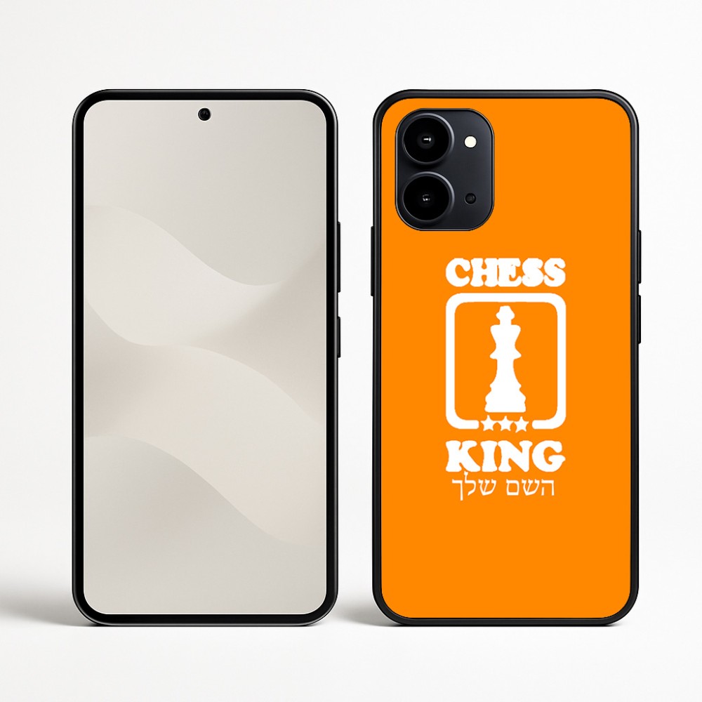 כיסוי בעיצוב אישי עם השם שלך לדגם - Nothing Phone (3a) בעיצוב שחמט