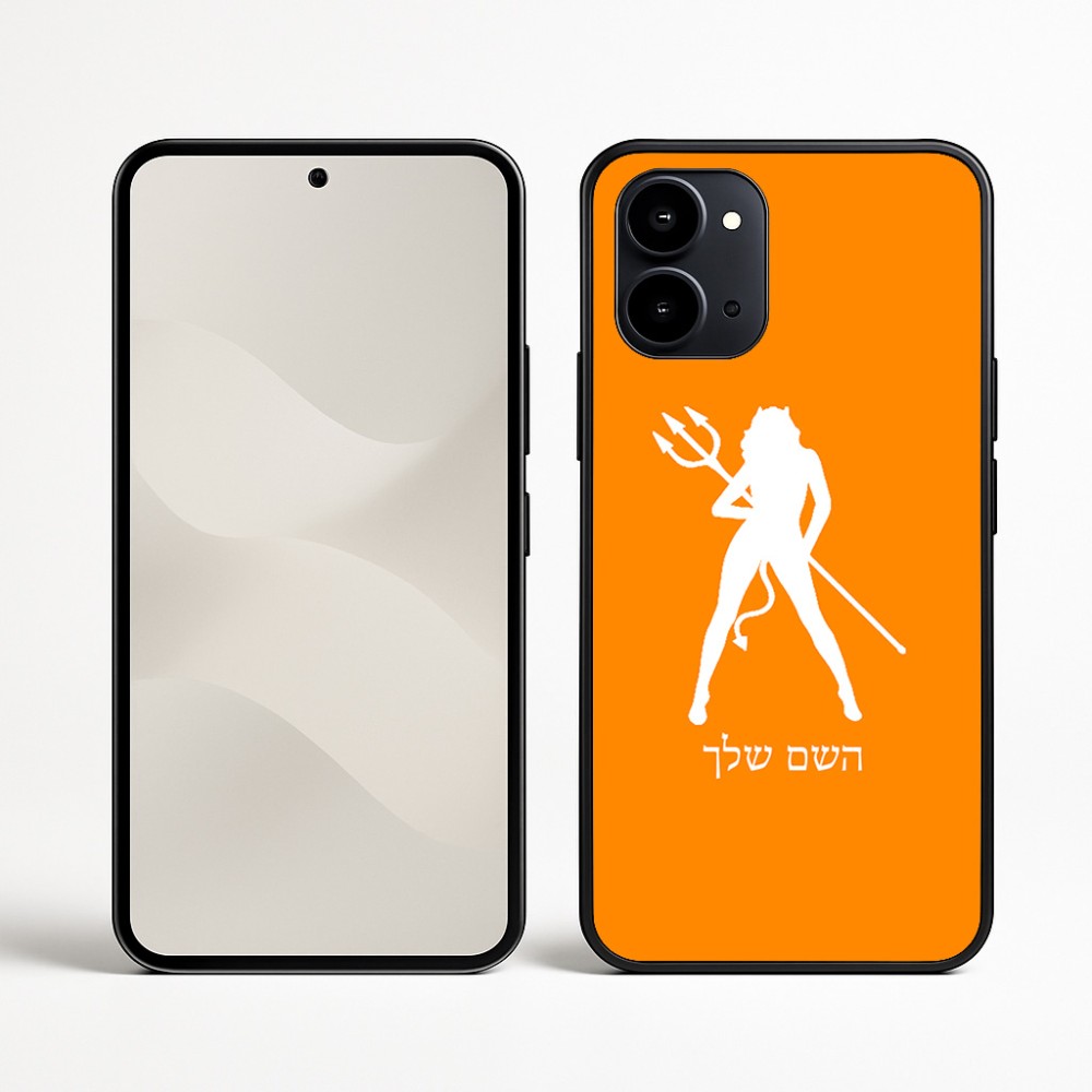 כיסוי בעיצוב אישי עם השם שלך לדגם - Nothing Phone (3a) בעיצוב אישה שטן