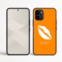 כיסוי בעיצוב אישי עם השם שלך לדגם - Nothing Phone (3a) בעיצוב שפתיים - נשיקה
