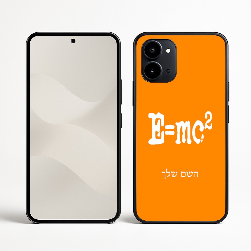 כיסוי בעיצוב אישי עם השם שלך לדגם - Nothing Phone (3a) בעיצוב נוסחת אלברט איינשטיין
