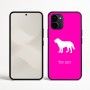 כיסוי בעיצוב אישי עם השם שלך לדגם - Nothing Phone (3a) בעיצוב כלב