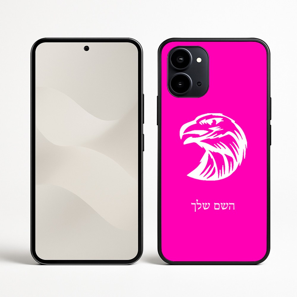כיסוי בעיצוב אישי עם השם שלך לדגם - Nothing Phone (3a) בעיצוב ראש נשר