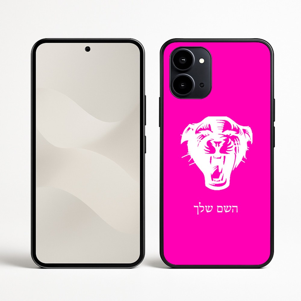 כיסוי בעיצוב אישי עם השם שלך לדגם - Nothing Phone (3a) בעיצוב פני פנטרה