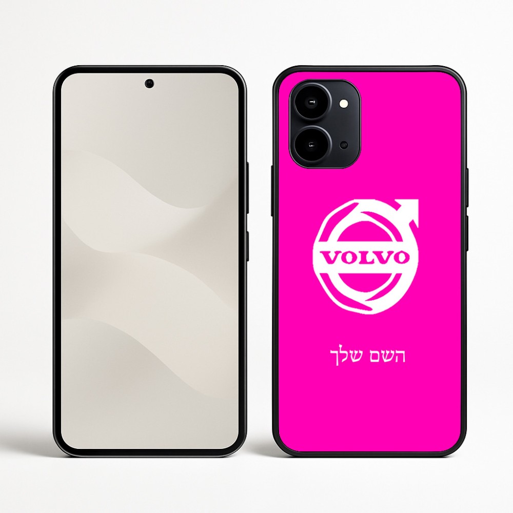 כיסוי בעיצוב אישי עם השם שלך לדגם - Nothing Phone (3a) בעיצוב וולוו