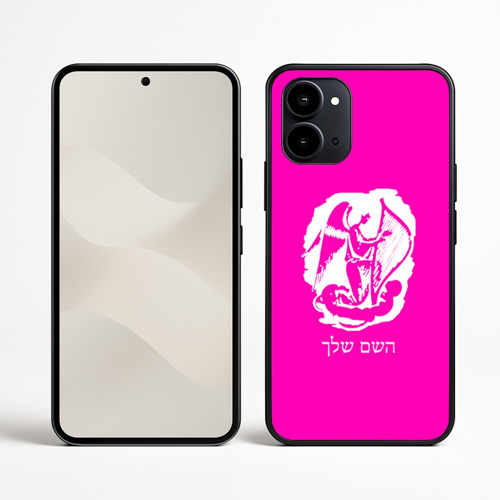 כיסוי בעיצוב אישי עם השם שלך לדגם - Nothing Phone (3a) בעיצוב אנג'ל מוזיקלי